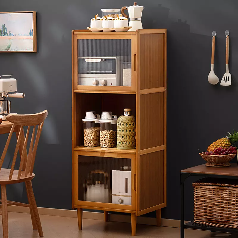 Wall storage cabinet multifunctional tea side cabinet