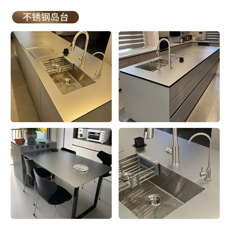 304 stainless steel sandblasted solid countertop