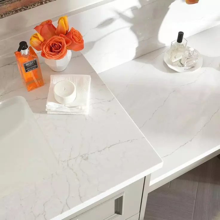 Kitchen countertops quartz top grade artificial stone