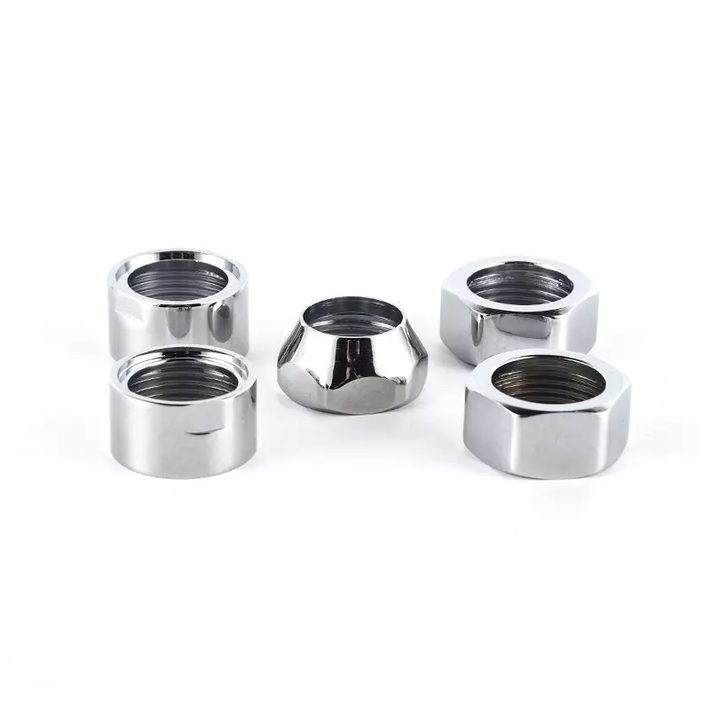 Bathroom accessories shower pipe joint hexagonal cap