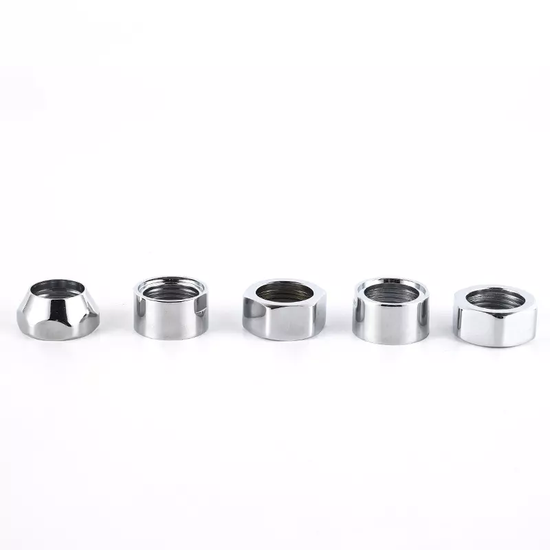 Bathroom accessories shower pipe joint hexagonal cap