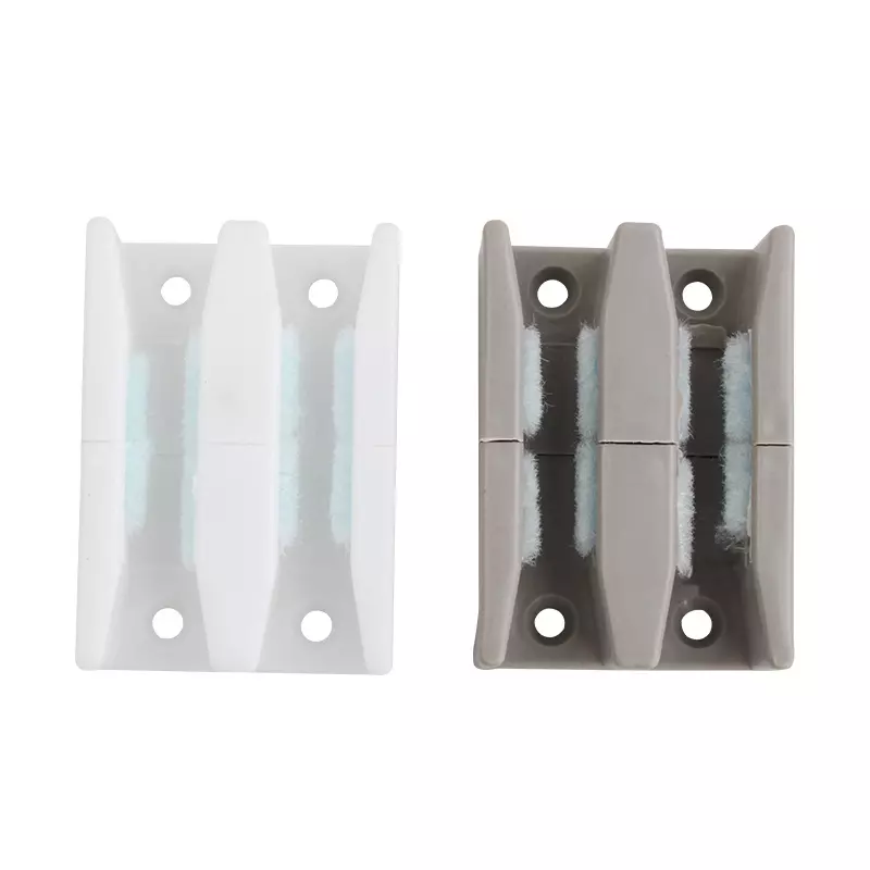 Double groove glass sliding door positioner