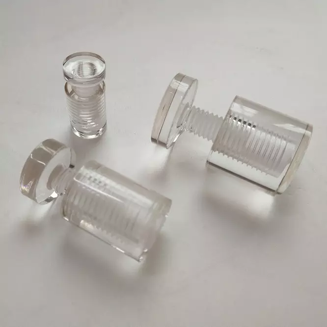 Acrylic Clear Bathroom Mirror Nails
