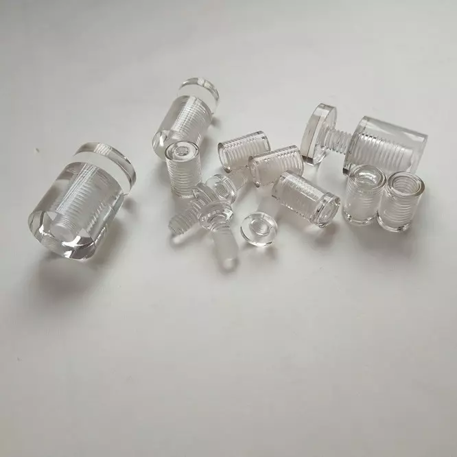Acrylic Clear Bathroom Mirror Nails
