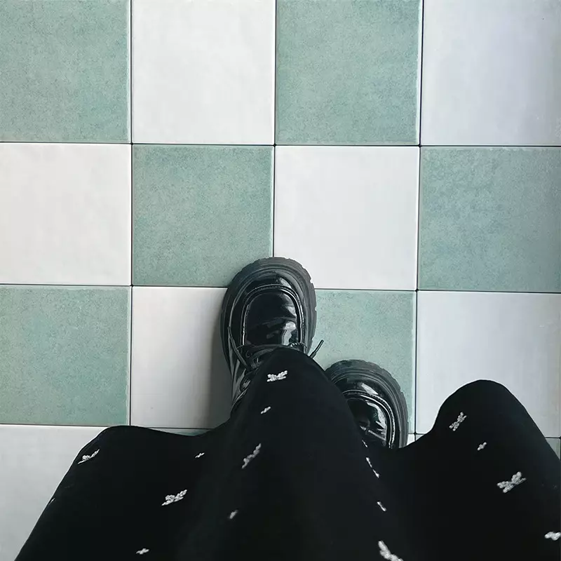 French retro romantic tiles